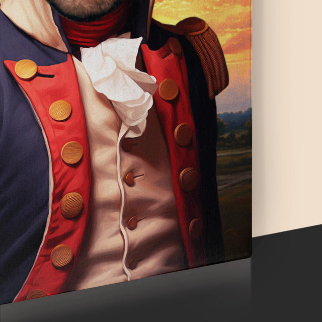 Královský Portrét: Generál - Tisk V Rámečku