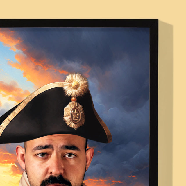Královský Portrét: Generál - Tisk V Rámečku
