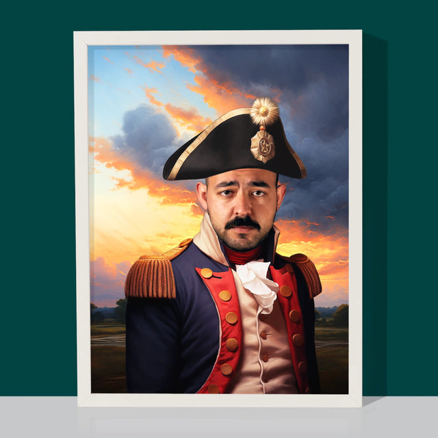 Královský Portrét: Generál - Tisk V Rámečku