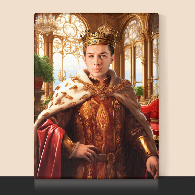 Královský Portrét: Vládce: Královský Portrét - Tisk V Rámečku