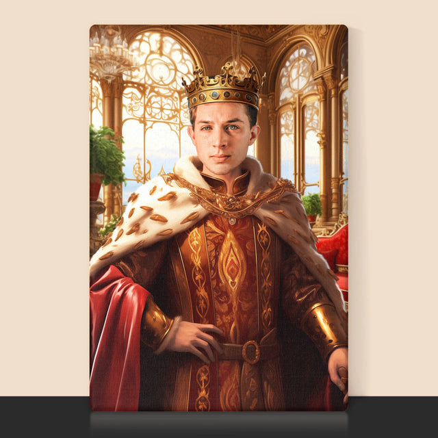 Královský Portrét: Vládce: Královský Portrét - Tisk V Rámečku