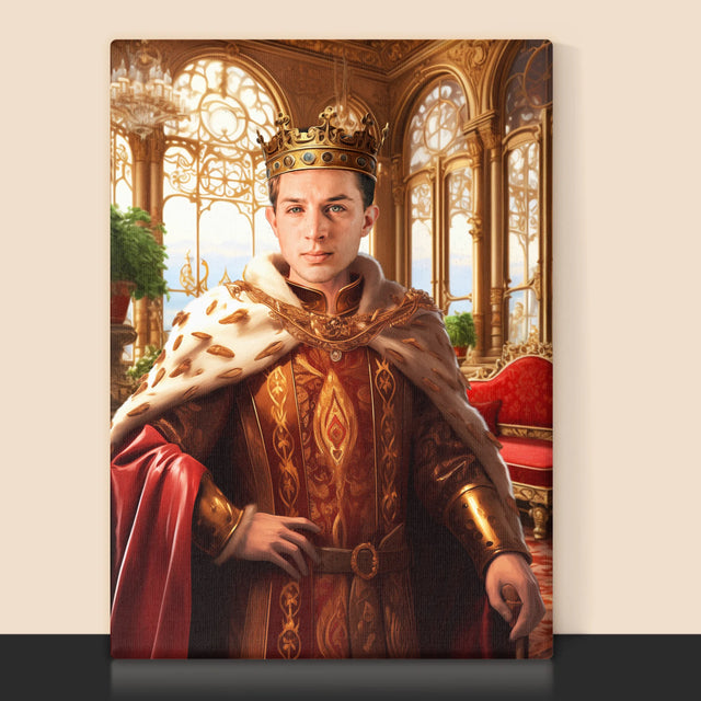Královský Portrét: Vládce: Královský Portrét - Tisk V Rámečku