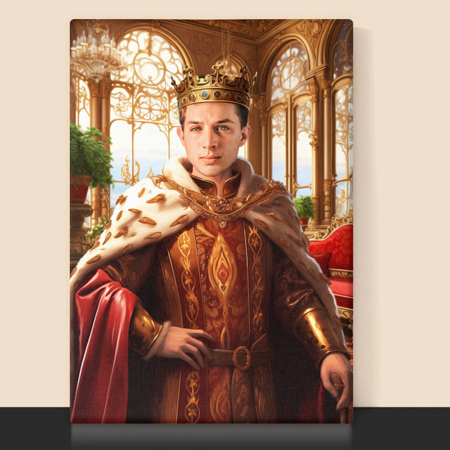 Královský Portrét: Vládce: Královský Portrét - Tisk V Rámečku