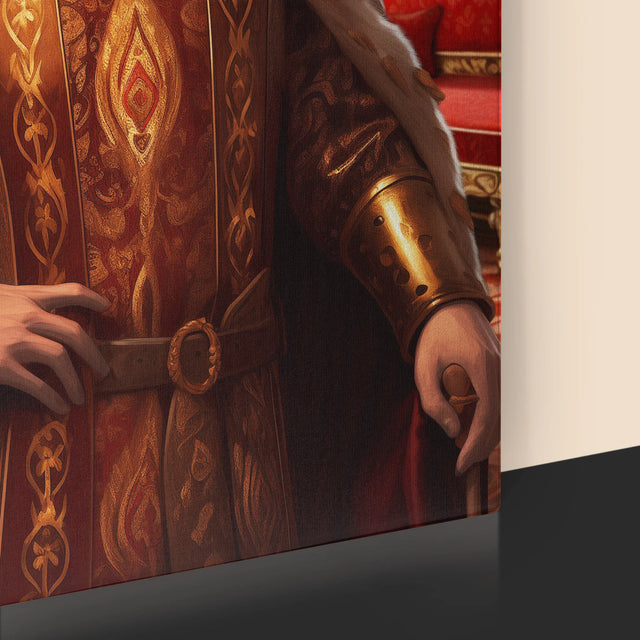 Královský Portrét: Vládce: Královský Portrét - Tisk V Rámečku