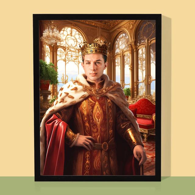 Královský Portrét: Vládce: Královský Portrét - Tisk V Rámečku