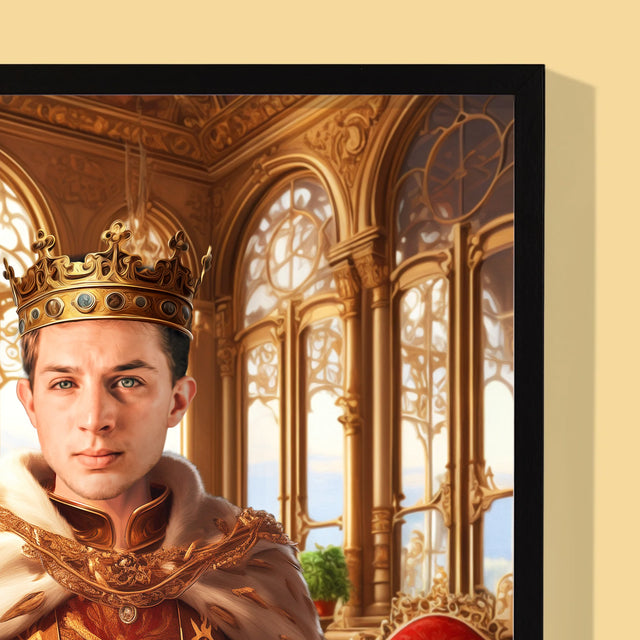 Královský Portrét: Vládce: Královský Portrét - Tisk V Rámečku