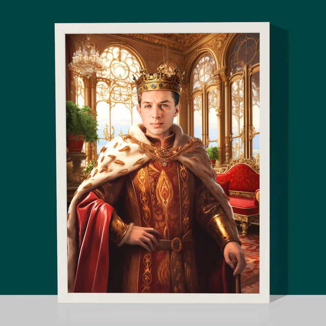 Královský Portrét: Vládce: Královský Portrét - Tisk V Rámečku