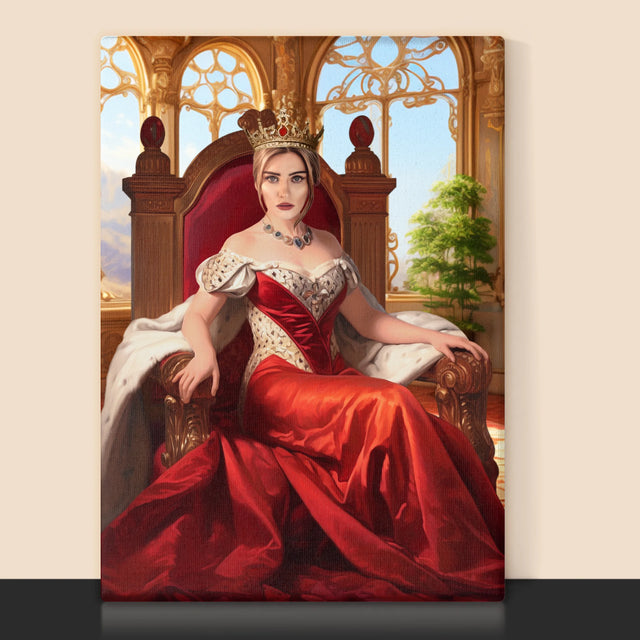 Královský Portrét: Královna Na Trůně
- Tisk V Rámečku