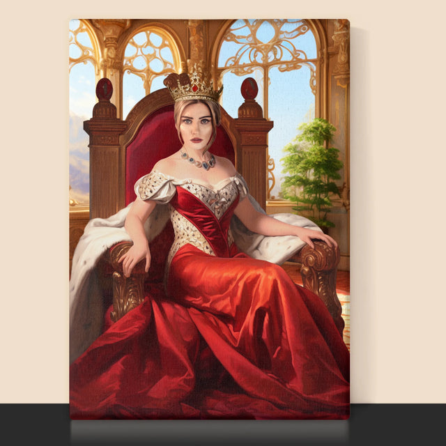 Královský Portrét: Královna Na Trůně
- Tisk V Rámečku