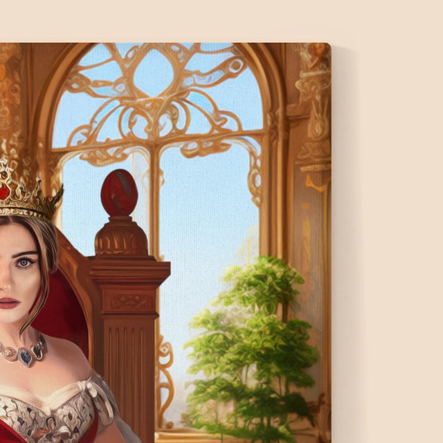 Královský Portrét: Královna Na Trůně
- Tisk V Rámečku