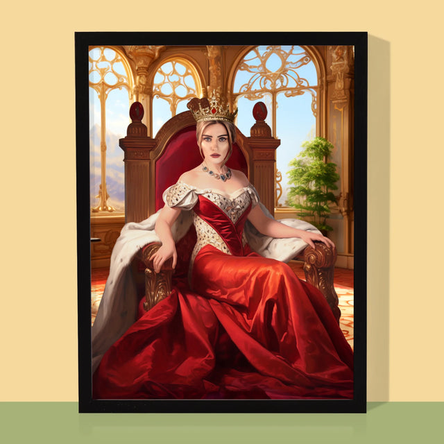 Královský Portrét: Královna Na Trůně
- Tisk V Rámečku