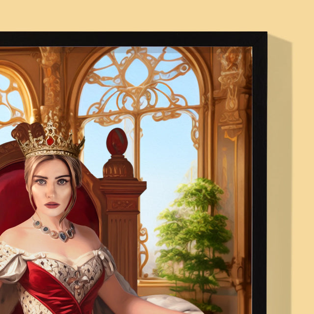 Královský Portrét: Královna Na Trůně
- Tisk V Rámečku