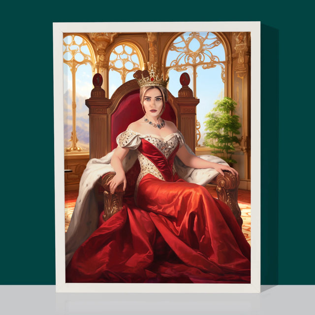 Královský Portrét: Královna Na Trůně
- Tisk V Rámečku