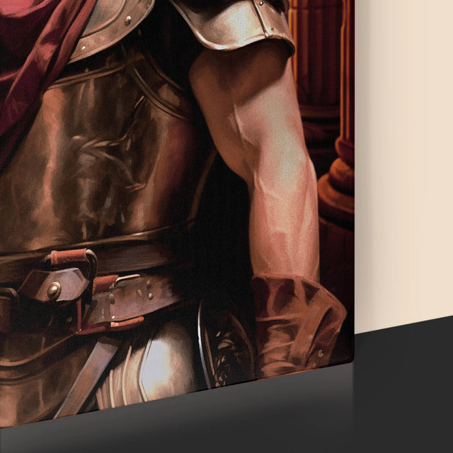 Královský Portrét: Bojovník: Královský Portrét - Tisk V Rámečku