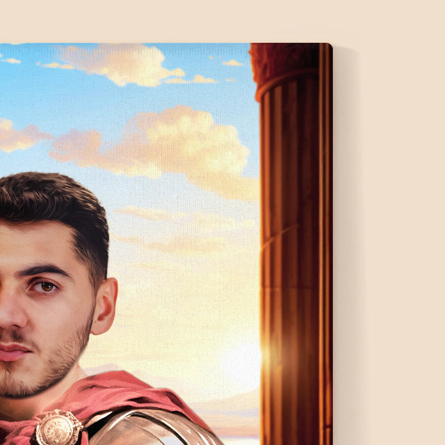 Královský Portrét: Bojovník: Královský Portrét - Tisk V Rámečku