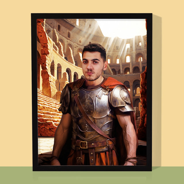 Královský Portrét: Gladiátor: Královský Portrét - Tisk V Rámečku