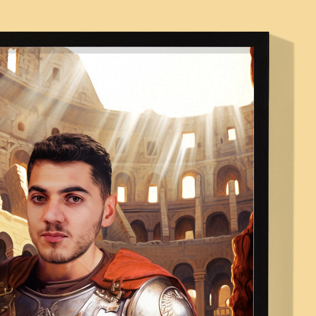 Královský Portrét: Gladiátor: Královský Portrét - Tisk V Rámečku