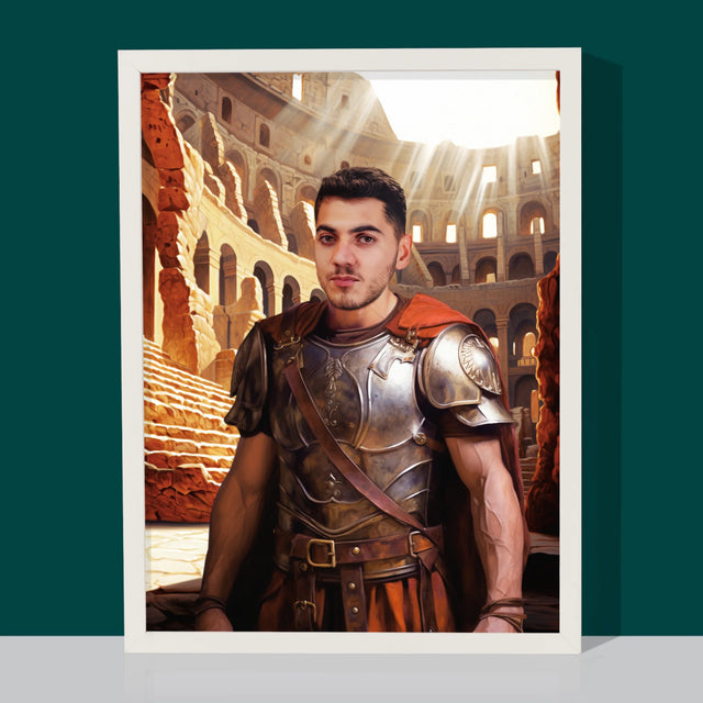 Královský Portrét: Gladiátor: Královský Portrét - Tisk V Rámečku