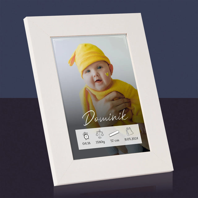 Údaje O Narození Ditěte: Údaje O Narození Rámeček - Fotorámeček