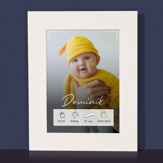 Údaje O Narození Ditěte: Údaje O Narození Rámeček - Fotorámeček