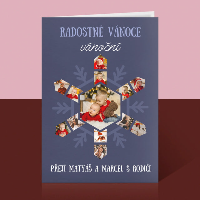 Tvar Z Fotek: Sněhová Vločka - Přání