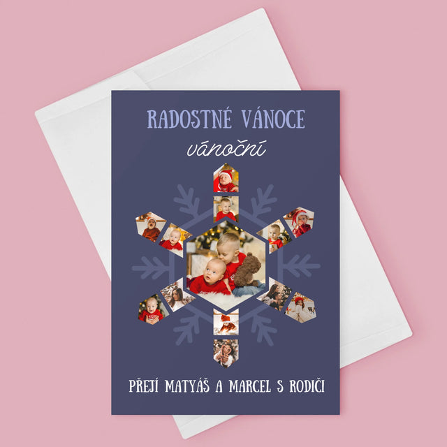 Tvar Z Fotek: Sněhová Vločka - Přání