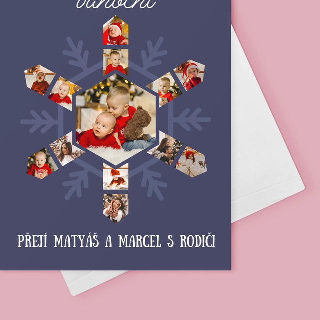 Tvar Z Fotek: Sněhová Vločka - Přání