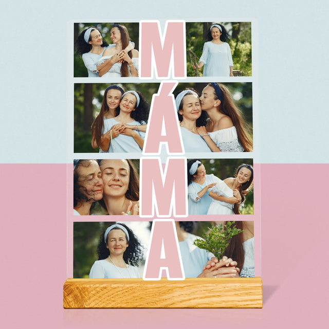 Fotokoláž: Máma Fotokoláž - Tisk Na Akrylovém Skle