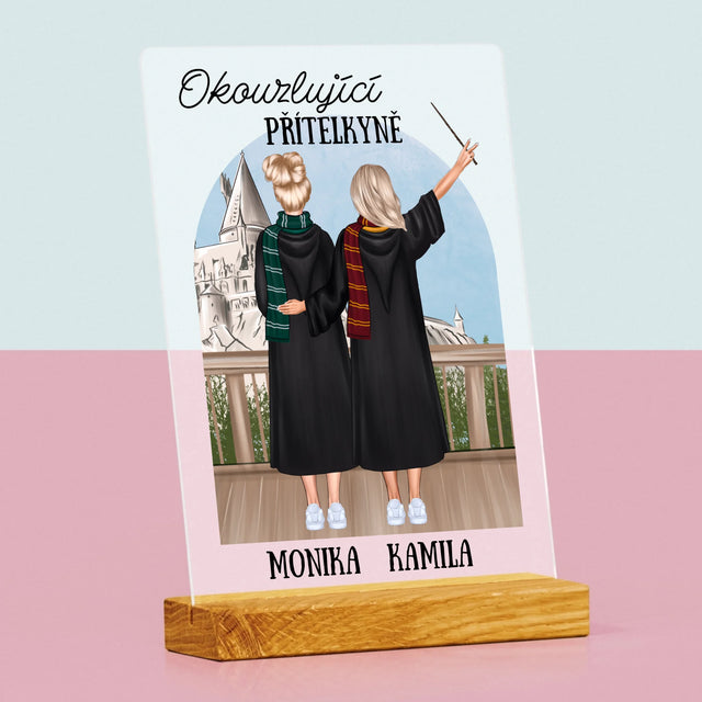 Designér Postav: Okouzlující Přítelkyně - Tisk Na Akrylovém Skle