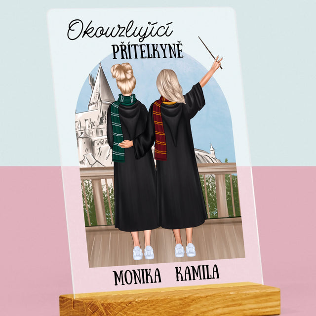 Designér Postav: Okouzlující Přítelkyně - Tisk Na Akrylovém Skle