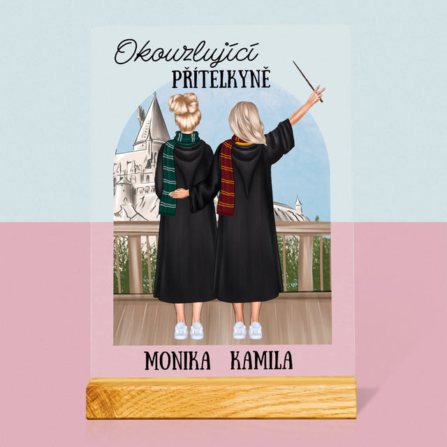 Designér Postav: Okouzlující Přítelkyně - Tisk Na Akrylovém Skle