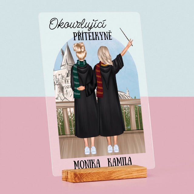 Designér Postav: Okouzlující Přítelkyně - Tisk Na Akrylovém Skle