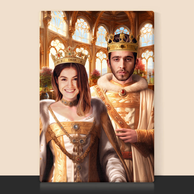 Královský Portrét: Královská Svatba: Královský Portrét - Tisk V Rámečku