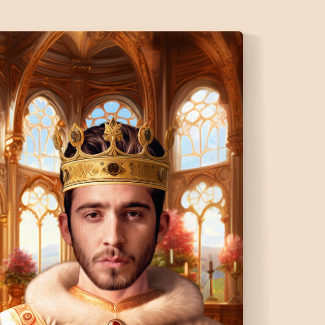 Královský Portrét: Královská Svatba: Královský Portrét - Tisk V Rámečku