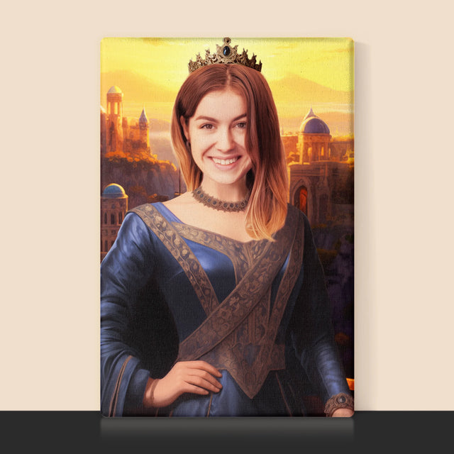 Královský Portrét: Kněžna: Královský Portrét - Tisk V Rámečku