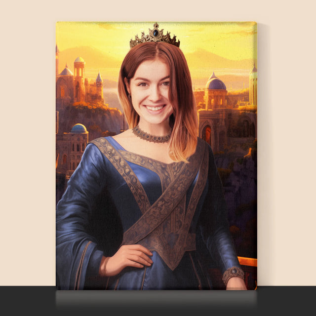 Královský Portrét: Kněžna: Královský Portrét - Tisk V Rámečku