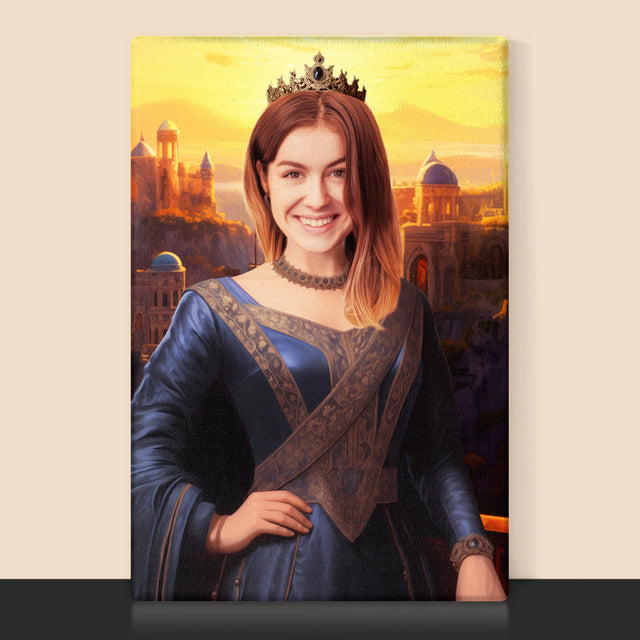 Královský Portrét: Kněžna: Královský Portrét - Tisk V Rámečku