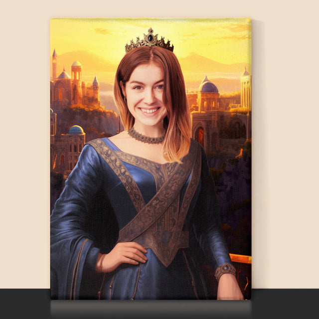 Královský Portrét: Kněžna: Královský Portrét - Tisk V Rámečku