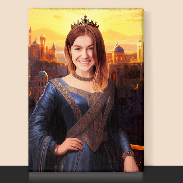 Královský Portrét: Kněžna: Královský Portrét - Tisk V Rámečku