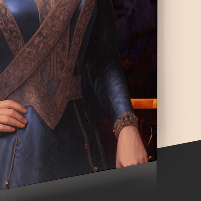 Královský Portrét: Kněžna: Královský Portrét - Tisk V Rámečku