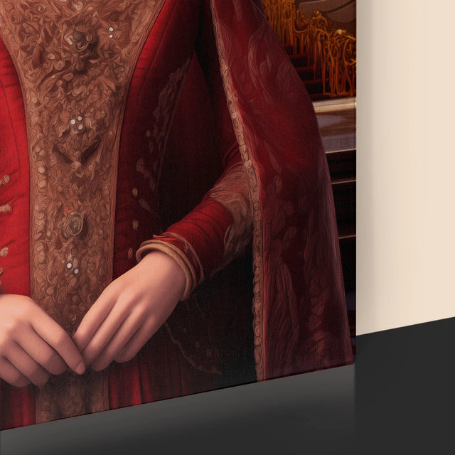 Královský Portrét: Královna - Tisk V Rámečku