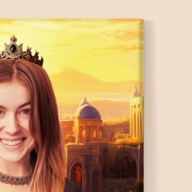 Královský Portrét: Kněžna: Královský Portrét - Tisk V Rámečku