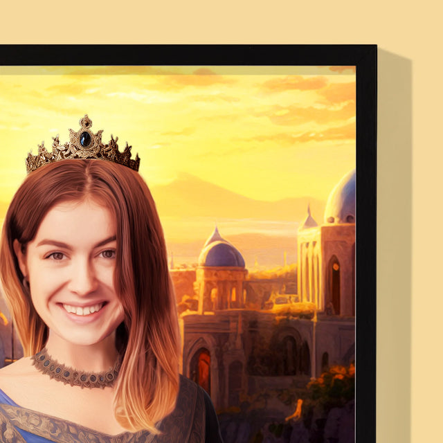 Královský Portrét: Kněžna: Královský Portrét - Tisk V Rámečku