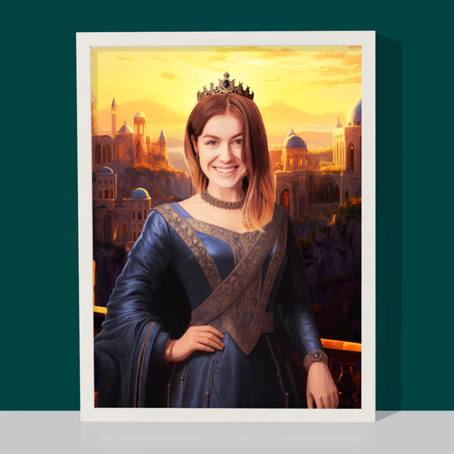 Královský Portrét: Kněžna: Královský Portrét - Tisk V Rámečku