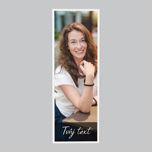Fotka S Textem: Tvoje Fotka A Nápis - Magnet - Obdelník