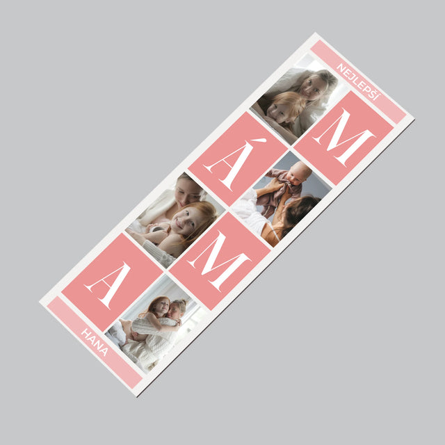 Fotokoláž: Nejlepší Máma Koláž - Magnet - Obdelník