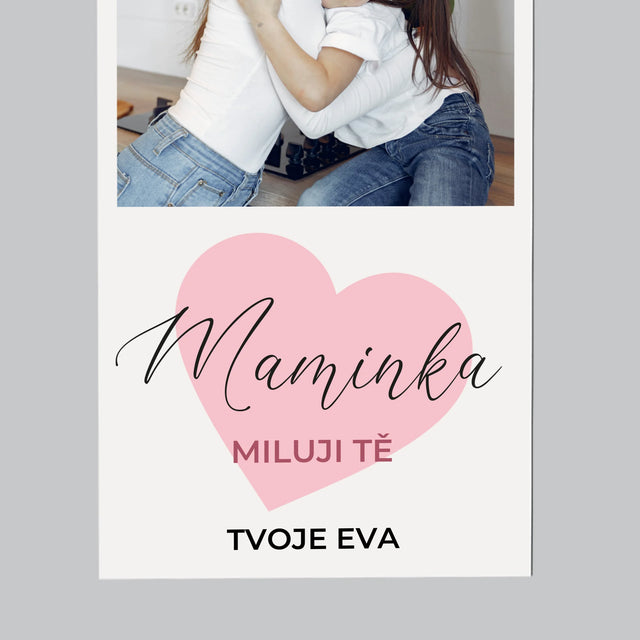 Fotokoláž: Maminka - Magnet - Obdelník