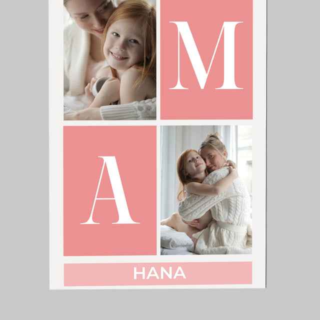 Fotokoláž: Nejlepší Máma Koláž - Magnet - Obdelník