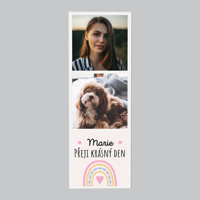 Fotokoláž: Přeji Krásný Den - Magnet - Obdelník