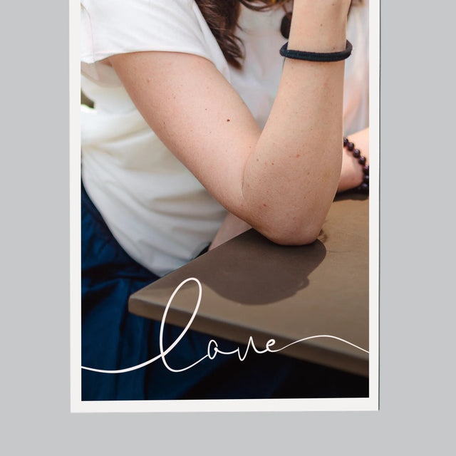 Fotka: Love Nápis - Magnet - Obdelník